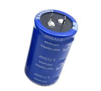 Ubxvamm Supercondensatore 2.7V500F Rotondo PVC+Alluminio Capacitore Supercapacitori