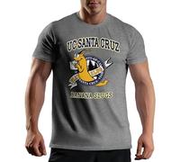 UC 1997 Santa Cruz Banana Slugs Epic Cosplay Replica Pulp Fiction Vincent Vega T-Shirt Maglietta Grigio per Uomo Size 3XL