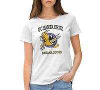 UC Cruz Pulp Banana Slugs Maglietta Bianca Donna Size XL