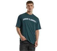 Urban Classics Maglietta UC College Logo Tall Tee TB7553 M Verde