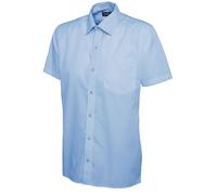 UC710 Uneek Uomo Popeline Mezza Manica Camicia Lavoro Casual Smart Corporate Top