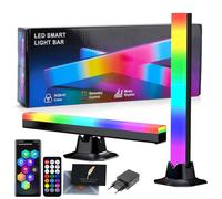 UCAMP Barra LED RGB 2 Pezzi 32cm, Retroilluminazione Gaming TV PC