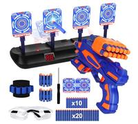 UCAMP Bersaglio,Tiro Bersaglio Elettrico con Pistola Giocattolo,Disco Bersaglio per Pistola,4 modalità di Gioco,Giochi di Tiro Bambini,Giocattoli per Bambini 6-10 Anni