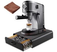 UCAMP Cassetto Porta Cialde,Cassetto Porta Cialde Caffè,Drawer Storage Contenitore Organizer,Per Organizzare Capsule,Cialde,Tisane,Zucchero,Bicchierini Da Caffè(Capacità 64 Cialde Tassimo)