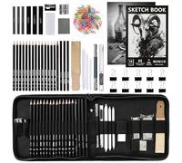 UCAMP Kit da disegno 35 pezzi con matite per artisti, set professionale con borsa per principianti