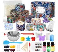 UCAMP Kit per Fabbricazione Candele Fai Da Te - Set Regalo per Principianti, Kit per La Fusione Di Cera Profumata - DIY Set