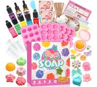 UCAMP Kit Sapone Fai Da Te,Sapone Fai Da Te per Bambini,Fare Sapone Per Bambini,Kit di Fabbricazione del Sapone,Giocattolo e Regalo per Bambino e Bambina 6 7 8 9 10 11 12+ Anni,regalo di Natale