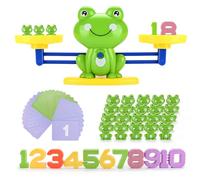 UCAMP Montessori Educational Toy Math Game for Children, Counting and Calculating Learning Frog Educational Toy with Scales and Accessories, Educational Games Children's Toys Gift for Boys Girls from