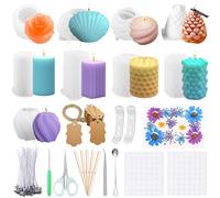 UCAMP Stampi per Candele in Silicone,Stampi per Candele 3D Bubble Cubo,Stampi per Candele Fai Da Te,silicone 3D fai da te,Atampi per Candele da Versare Come Decorazioni per la Casa