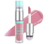UCANBE Liquido blush con pennello integrato e applicatore smussato, 2 in 1, blush per viso e guance, a lunga durata, altamente pigmentato per un bagliore naturale (rosa serenata)