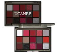 UCANBE Rossetto ombretto, 15 colori bordeaux grigio argento glitter opaco glitter metallizzato ombretto ombretto per Halloween Party Christmas Clown Vampire Paint