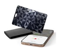 Ucard Wallet Tracker Card, sottile Bluetooth Tracker, funziona con Apple Find My (solo iOS), ricaricabile, cercatore di portafogli e localizzatore di oggetti per portafogli, etichette per bagagli e