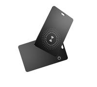 Ucard Wallet Tracker Card,sottile tracker Bluetooth,funziona con Find My solo iOS,ricaricabile,cercatore di portafogli e localizzatore di oggetti per portafogli,etichette per bagagli e altro nero