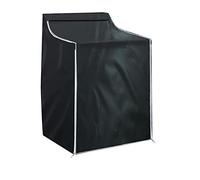 UCARE - Copertura per lavabiancheria per caricamento superiore, impermeabile, con cerniera, 29,5 x 28,7 x 34,6/43" (nero)