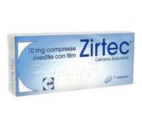 Ucb Pharma - Zirtec 10 mg - Compresse Rivestite Con Film Antiallergico Antistaminico 7 Compresse