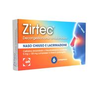Ucb Pharma Zirtec Decongestionante Antistaminico 5 mg + 120 mg - Per Rinite Acuta 6 Compresse