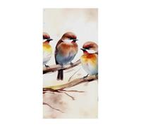 Uccelli che riposano sul ramo di un albero copertura per porta banner di benvenuto cartello di ingresso banner per feste decorazioni per feste di compleanno banner per celebrazioni festive 178 x 89 cm