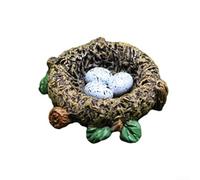 Uccelli decorativi in resina perfetti per migliorare i temi del giardino all'aperto e al coperto (nidi)