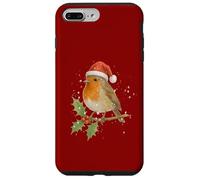 Uccelli della Gran Bretagna. Un pettirosso di Natale Custodia per iPhone 7 Plus/8 Plus