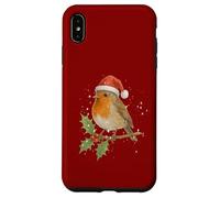 Uccelli della Gran Bretagna. Un pettirosso di Natale Custodia per iPhone XS Max