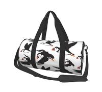 Uccelli delle pulcinelle di mare, Borsone da viaggio di grande capacità Borsa rotonda Borsa da viaggio sportiva Borsa da viaggio Borsa da fitness