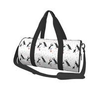 Uccelli delle pulcinelle di mare, Borsone da viaggio di grande capacità Borsa rotonda Borsa da viaggio sportiva Borsa da viaggio Borsa da fitness