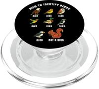 Uccelli divertenti Birdwatching Birdwatcher Identificare PopSockets PopGrip per MagSafe
