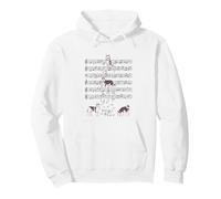 Uccelli Musica Uccelli Note Clef Music Felpa con Cappuccio
