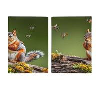 Uccelli, scoiattoli, insetti, porta passaporto ultra sottile in pelle PU organizer per documenti da viaggio compatto premium internazionale per passaporto americano copertura per donne uomini