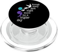 Uccelli Semicolon regalo Prevenzione Suicidio Consapevolezza PopSockets PopGrip per MagSafe