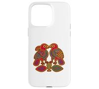 Uccelli tribali colorati Guna Mola Art Design tradizionale Custodia per iPhone 15 Pro Max