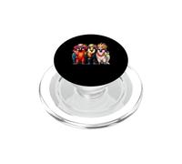 Uccelli tropicali hawaiani estivi pappagallo ara amanti degli uccelli PopSockets PopGrip per MagSafe