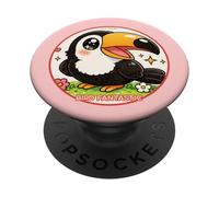 Uccello anime Toco Tucano super carino PopSockets PopGrip Adesivo