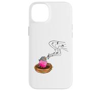 Uccello canto nel nido di uccelli note musicali pettirosso bird watching Custodia per iPhone 14 Plus