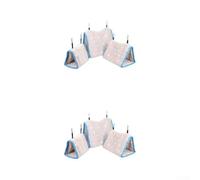 Uccello da appendere in peluche per il nido invernale caldo gabbia letto | Materiale morbido in pile, design da appendere per gabbie, ventilazione su entrambi i lati, vestibilità compatta per
