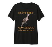 Uccello del Territorio del New Mexico The Greater Roadrunner Maglietta Premium