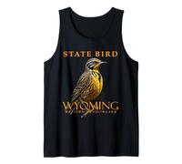 Uccello del Territorio del Wyoming The Western Meadowlark Canotta