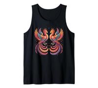 Uccello della Fenice Rossa Phoenix Rising Firebird Phoenix Phoenix Canotta