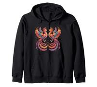 Uccello della Fenice Rossa Phoenix Rising Firebird Phoenix Phoenix Felpa con Cappuccio