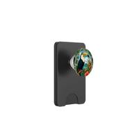 Uccello della giungla Art Nouveau Tucano tropicale PopSockets PopWallet per MagSafe