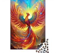 Uccello di Fuoco Mitico Puzzle per Adulti Puzzle 1000 Pezzi Aura Energetica Colorata Gioco di Puzzle 1000 Pezzi Relax Decorazione Regalo 70x50cm/1000pcs