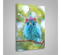Uccello Diamond Painting, Diamond Painting Kit CompletoAnimale Pittura Diamante Bambina e Adulti, Diamantini Crystal Art Kit Mosaico, Hobby Creativi Adulti per Decorazione, Regalo 50x70 cm PjY7330 M-4