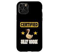 Uccello divertente certificato SILLY GOOSE per divertimento divertente Custodia per iPhone 11 Pro