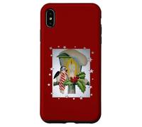 Uccello Invernale Seduto In Font Di Una Lanterna Di Natale Custodia per iPhone XS Max