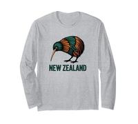 Uccello Kiwi Nuova Zelanda Maglia a Manica