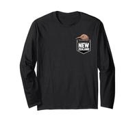 Uccello Kiwi Nuova Zelanda Maglia a Manica