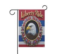 uccello Liberty Ride Blu Rosso Yard Bandiere per Giardino banner all'aperto per la decorazione esterna 12x18 double sided