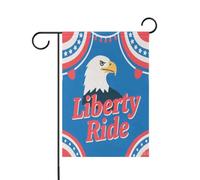 uccello Liberty Ride Blu Rosso Yard Bandiere per Giardino chritmas banner per la decorazione esterna 12x18 doppia faccia