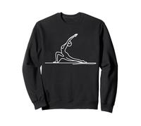 Uccello Linea Arte Tappetino Yoga Felpa