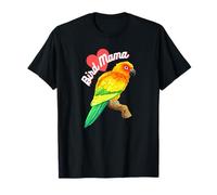 Uccello Mama | Sun Conure Pappagallo Proprietario Acquerello Maglietta